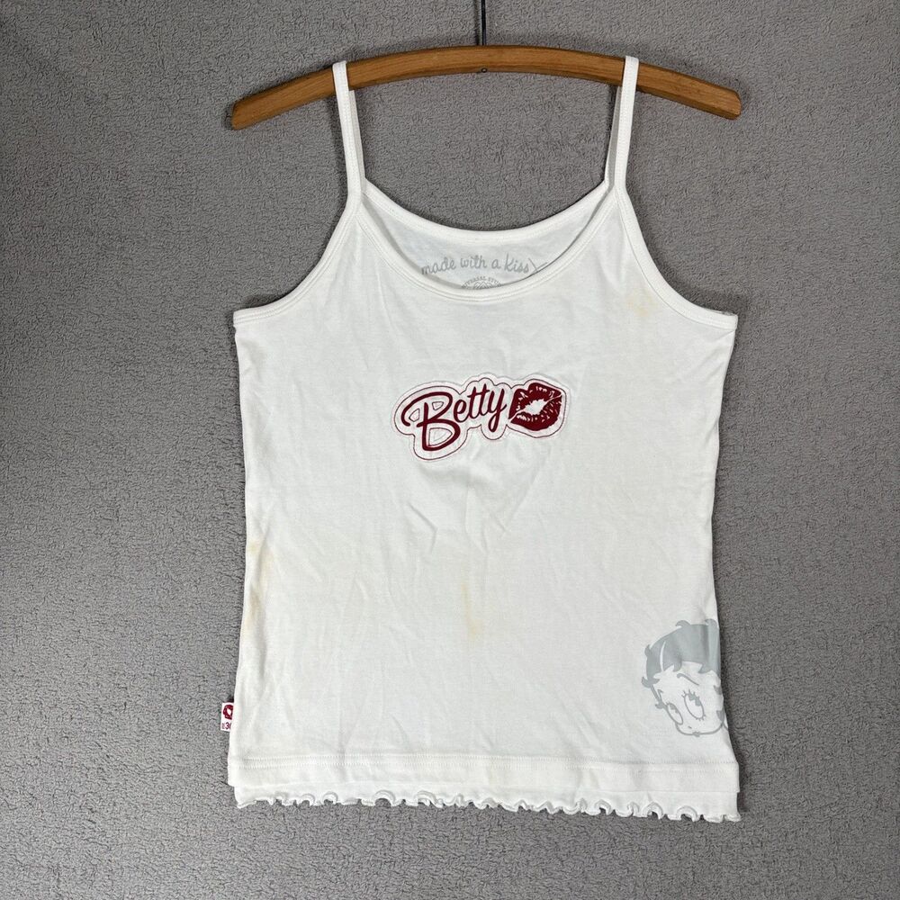 Universal Studios Made With A Kiss Betty Boop Women’s Fits Small Tank Top Retro